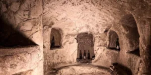 Infernot wijnkelder in Monferrato